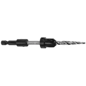 C5ht Wl Fuller W.l. 1/8 Inch Taper Point Drill Bit With Countersink And 1/4 Quick C