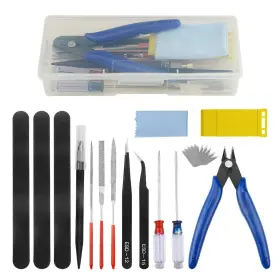 Wmycongcong 717373554985 24 Pcs Crafts Model Tool Kit Hobby Building Basic Set For Ca