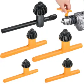 Dcw-003 Worldity 5 Sizes Drill Chuck Key Wrench High Hardness Carbon Steel Replacement