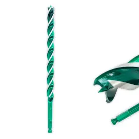 Yokocut Y4093240102 1/2 Inch X 24 Auger Drill Bit For Wood Hex Shank Tri-flute Woodworking Bit