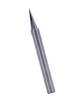 14104q Yonico Router Carving Bits Cnc Engraving Solid Carbide V Groove 18 Degree Zer #3