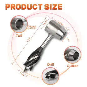 Yuesheng 768484587331 Bushcraft Gear Hand Auger Drill Survival Tools With Folding Saw Making Wooden #2 Yuesheng 768484587331 Bushcraft Gear Hand Auger Drill Survival Tools With Folding Saw Making Wooden #2