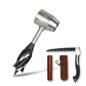 Yuesheng 768484587331 Bushcraft Gear Hand Auger Drill Survival Tools With Folding Saw Making Wooden Yuesheng 768484587331 Bushcraft Gear Hand Auger Drill Survival Tools With Folding Saw Making Wooden