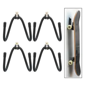 Smt0350 Yyst Skateboard Wall Mount Hanger Rack Storage Display - With Hardware No