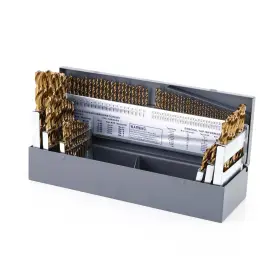 Hss-115 Zhureker 115pcs Cobalt Drill Bit Set M35 High Speed Steel Twist Jobber Length Kit Wit