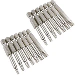 Wolfride 2 Set Of 7PCS 5 Point Torx Security Bits Magnetic Star Tamper. Fixed Price $16.60.