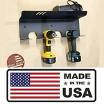 Sr Wall Mount Drills Tools & Bits Holder Rack Storage Dewalt Milwaukee Makita. Fixed Price $47.24.