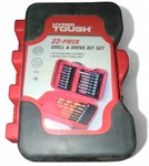 Hyper Tough 22-PIECE Drill And Drive Bit Set. Fixed Price $14.99.