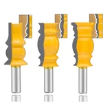 Leatbuy Router 1/2-INCH Shank Crown Molding Sets 3 Pcs Corner.... Fixed Price $94.84.