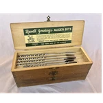 Complete 13-BIT Set Russell Jennings No. 100 Plus Auger Pitting-free. Fixed Price $345.00.