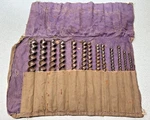 Russell Jennings 13 Piece Auger Bit Set With Canvas Tool Roll Good + User. Fixed Price $72.00.