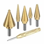 Kowood Hss Step Drill Bits 6 Pcs Set With Titanium Coated. Fixed Price $22.99.