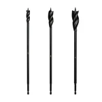 Greycore Tools 3-PIECE 12 Inch 3-FLUTE Auger Bit, Wood Drill For Hard And.... Fixed Price $30.46.