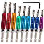 Kwokker Self Centering Drill Set 1/4" Hex Shank Vix Bit, 5/64" To 3. Fixed Price $27.05.