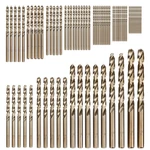 Hymnorq 74-PIECE M35 Cobalt Drill Bit Set (1MM-8MM), Metric High Speed Steel .... Fixed Price $33.65.
