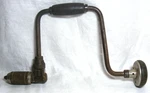 Vintage Brace Drill Wooden Handles 7" Sweep Stanley NO.923-14IN 8-A. Fixed Price $49.99.