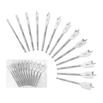 Zkh 13-PIECE Spade Drill Set, Paddle Sets For Wood,high Carbon Steel.... Fixed Price $25.36.