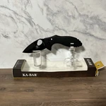 Ka-bar 2490 Tdi Flipper Folder Aus 8A Ss Blade Steel Made In Taiwan Nib. Fixed Price $36.00.