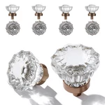 Ceymio 8 Pack Crystal Drawer Knobs Cabinet Antique Pulls, Kitchen.... Fixed Price $40.31.