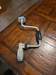 Vintage Sears Craftsman 10" Ratcheting Bit Brace Hand Drill 9-4241. Fixed Price $19.00.