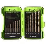 Yougfin 15PCS Cobalt Drill Bit Set M35 Hss 135 Tip Metal Stainless Steel. Fixed Price $19.99.