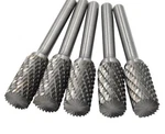5PCS,1/2 Dia.flat Cylinder Solid Carbide Burrs Heavy Duty Grinding He.... Fixed Price $71.02.
