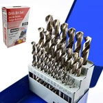 Maxtool 29-PIECE Twist Drill Bit Set High Speed Steel M2 Jobber Length Fully .... Fixed Price $100.59.