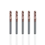 Nz Flute 1/4" Ball Nose End With Tisin Coating, Milling Cutter HRC55 F.... Fixed Price $99.07.