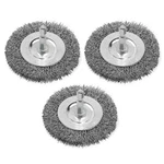 Beqell Wire Brush For Drill, 3PCS 4 Inch Wheel Cup Set, 0.012.... Fixed Price $23.16.