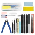 Wmycongcong Professional 19 Pcs Tools Kit Modeler Basic Craft Set.... Fixed Price $18.40.