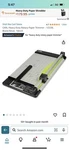 Carl Heavy-duty Trimmer, 12" 36 Sht CAP.,14"X12-1/4"X3/4" ,gy (CUI12210). Fixed Price $120.00.