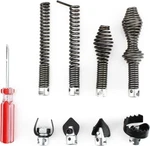 Amonk 9-PIECE Drain Snake Drill Attachment Heavy-duty Cleaning Black. Fixed Price $24.64.