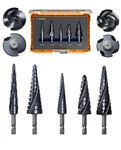 Crosstar M35 Cobalt Step Drill Bit Set 5PCS - Tialn Coated 1/4" Hex Shank, 1/.... Fixed Price $79.86.