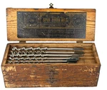 Antique Irwin/russell Jennings Spur Auger Bit Set 13PC 1/4-1" Original Wood Box. Fixed Price $99.00.