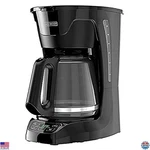 12-CUP Programmable Coffeemaker In Black Easy Brew & Auto Shutoff. Fixed Price $59.57.