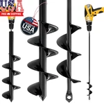 Auger Drill Bit For Planting 2 Pack 1.6 X 16 Inch & 3.5 Set Garden. Fixed Price $34.89.