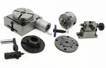 Rotary Table, 4" With Tailstock, Dividing Plate, & 3-JAW Lathe Chuck. Fixed Price $165.00.