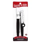 Swing-a-way 6090 Black Stainless Steel Manual Can Opener With Easy Crank Handle. Fixed Price $23.98.