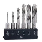 Twist Stubby Drill Bit Set, Size 3/32'' 3/8'' With Index & Storage Ba.... Fixed Price $22.72.