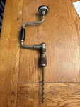 Vintage Stanley Bell System No. 2101 10" Bit Brace. Fixed Price $59.00.