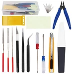Binifimux 18PCS Crafts Basic Model Kit, Hobby Building Tools Set. Fixed Price $16.16.