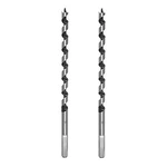 2PCS Wood Carpenter Hex Shank Brad Point Augers Drill Bits Long Combination W.... Fixed Price $15.23.