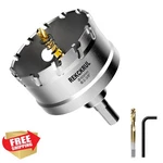 Rekckrul Carbide Hole Saw Kit, 2-3/8" Tct Metal Cutter Drill Bit Set. Fixed Price $27.99.