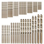Hymnorq 74-PIECE M35 Cobalt Drill Bit Set (1MM-8MM), Metric High Speed Steel .... Fixed Price $33.69.