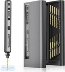 Am Arrowmax Mini Drill Pen, 5-SPEED, Lights, Oled Display, Resin Silver. Fixed Price $99.43.