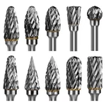 Homeidol Carbide Burr Set Die Grinder Bits Rotary Tool 1/8". Fixed Price $15.94.