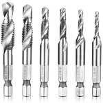 Hymnorq 6-PIECE Combination Tap And Drill Bit Set With Dual Twist Flute 1.... Fixed Price $21.19.