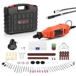 Goxawee Rotary Tool Kit With Keyless Drill Chuck And Flex Shaft, Variable Red. Fixed Price $65.16.