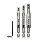 Self-centering Bit Set, CC2430 3/32", 7/64", 9/64" Drill.... Fixed Price $19.57.