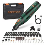 Depstech Cordless Rotary Tool Kit, 8V 2.0AH Rechargeable Battery, 30000RPM 5-SPE. Fixed Price $174.99.